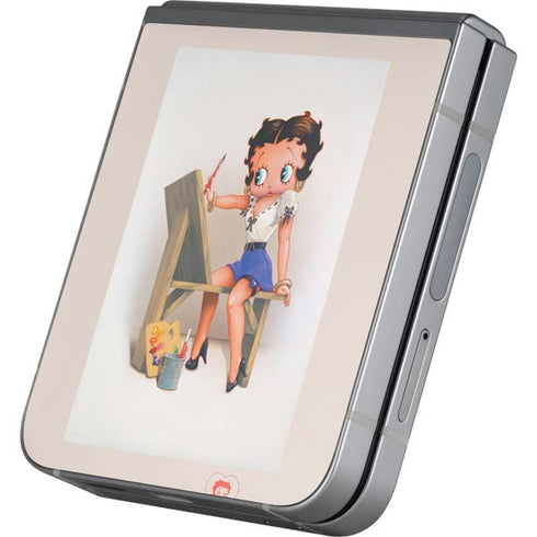 Betty Boop The Artist Galaxy Z Flip6 Skin